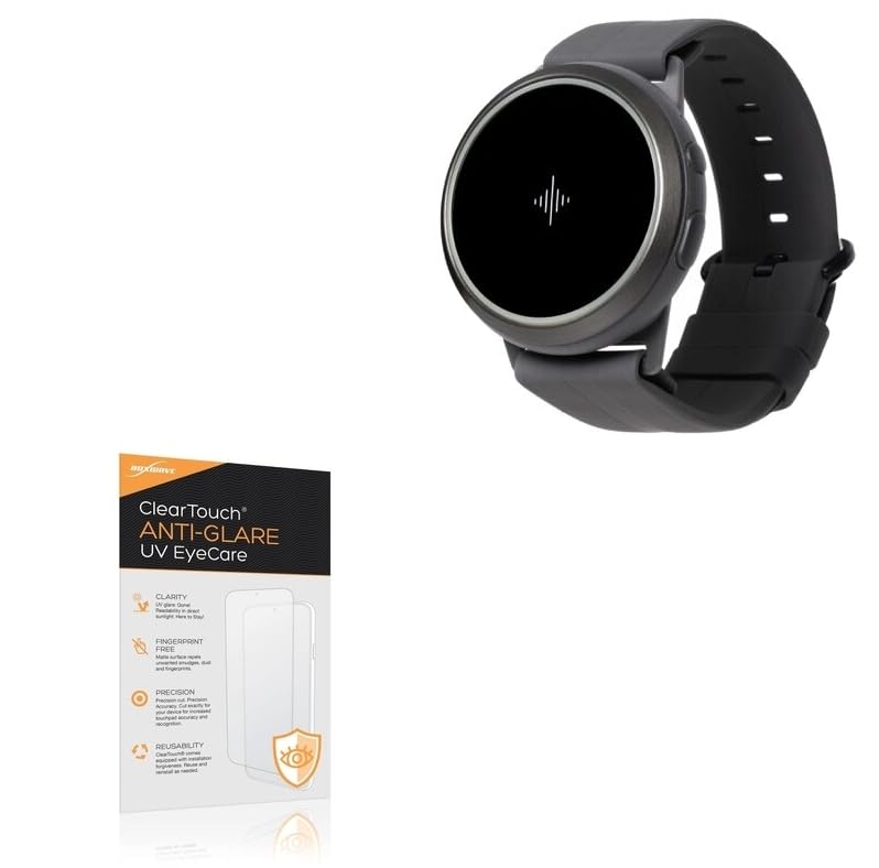 BoxWave Screen Protector Compatible With Soundbrenner Core - ClearTouch Anti-Glare Anti-UV EyeCare (2-Pack), Filters out Harmful Blue Light Reduce Fatigue