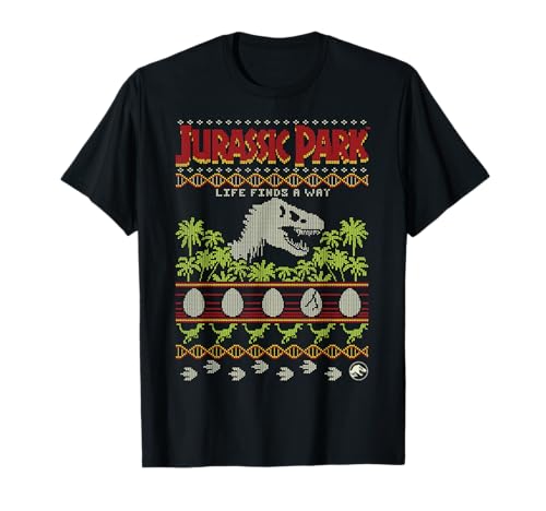 Jurassic Park Life Finds A Way Knitted T-Shirt