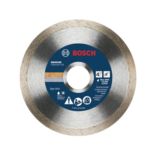 Bosch DB4543S 4.5 in. Standard Continuous Rim Diamond Blade - image 3