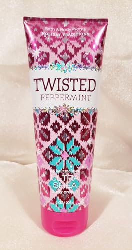 Bath & Body Works Twisted Peppermint 24 Hour Moisture Ultra Shea Body Cream 8 Oz / 226 G thumb #5