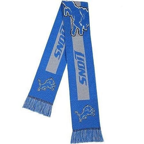 FOCO NFL Detroit Lions - 2016 Big Logo Scarf One Size Team Colors