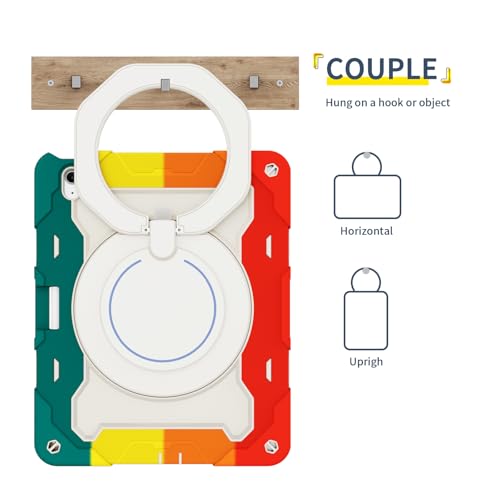 Funda para tablet iPad Air de 13 pulgadas 2024 resistente niños 6