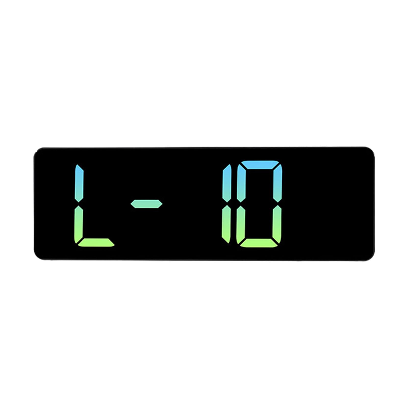 Reloj de Pared Digital LED con retroiluminación automática, 10, A