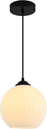 Miniatura 9 de Luces colgantes de globo moderno de mediados de siglo, isla de cocina, iluminación colgante de cilindro contemporáneo, mini lámpara colgante de