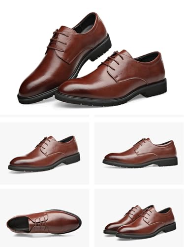 Men's Oxfords Formal Dress Shoes Non-Slip Brogues Shoes Business Office Comfortable Classic Lace Up Shoes for Men4