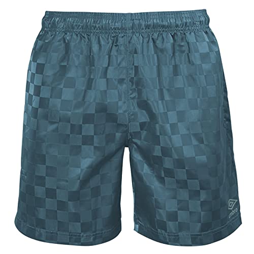 Short damier Umbro homme : idéal du terrain de football aux sorties décontractées