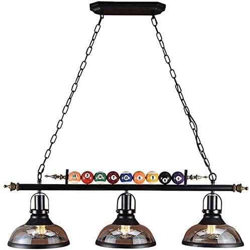 Plafonnier suspendu rétro de qualité supérieure LAUMZX, lustre 3 lumières style loft