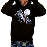 Sweatshirt mit Kapuze - auch als T-Shirt erhältlich. Angenehm weiches Material, innen flauschig.