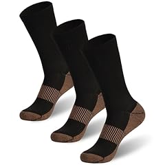 3 Pairs- Black Gold Crew