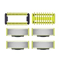 Philips OneBlade Hybrid Face & Body Kit, 4 Pack