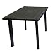 Produktbild Multistore 2002 Solider Gartentisch Kunststofftisch 125x75cm Campingtisch Beistelltisch Esstisch Gartenmöbel Campingmöbel Terrassenmöbel Anthrazit