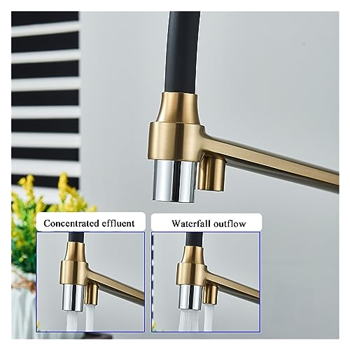 Robinet de cuisine en or brossé mitigeur de purification durable - 7