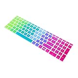 Housse anti-poussière pour clavier - design coloré et dégradé pour égayer votre travail, housse de clavier dégradée