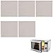 5 piezas de 13 x 13 cm Hoja Mica Microondas,Mica Universal,Horno de microondas Hoja,Placa de Mica Reemplazo para Microondas Universal Horno