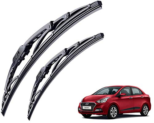 Image of WolkomHome High Performance OE Car Wiper Blade Replacement set of 2 Pc Right 22 inch Left 16 inch for Hyundai Xcent New