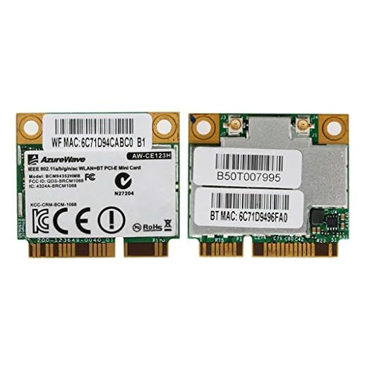 WLAN-kort WLAN-stick, BCM94352HMB AW-CE123H 802.11ac 867 Mbit/s 2,4/5G Bluetooth 4.0 WiFi trådlöst kort från Ontracker
