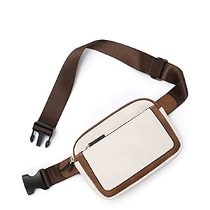 Belt Bag for Women, Mini Everywhere Crossbody Waist Bag Adjustable Strap, Vegan Leather Women’s Fanny Pack
