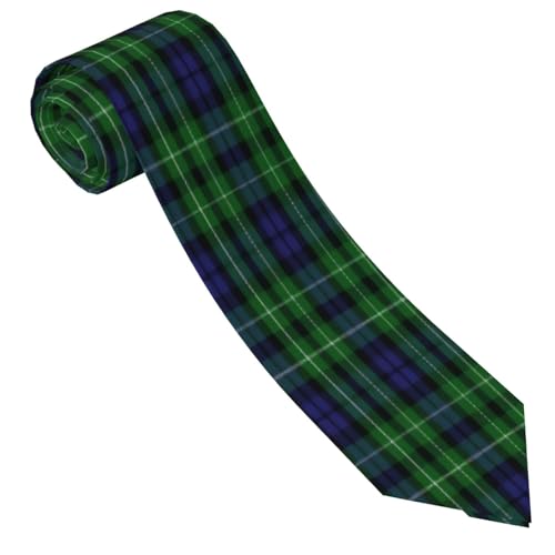 Dyale Scottish Clan Macfie Tartan Plaid Comfortable, Soft And Skin Friendly Men'S Silk Tie, Suitable For Formal Occasions3