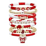 Tu con estas pulseras apilables inspiradas, que cuentan con 7 colores vibrantes y construcción de arcilla suave para comodidad liviana (50 g por pulsera) y flexibilidad