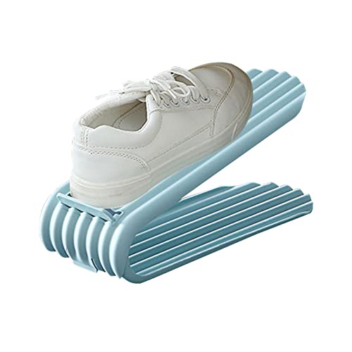 Shoe Rack Organizer,Double Shoe Shelf | Space Saving Shoe Storage Organizer for Bedroom Entryway Cabinet Dormitory, Adjustable Bairong