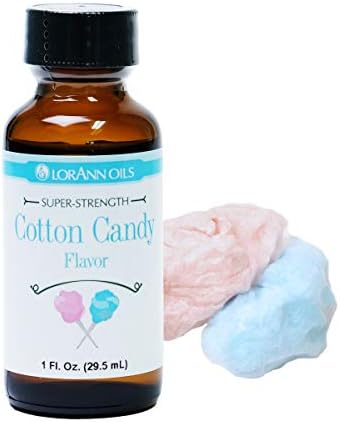 LorAnn Oils Super Strength Flavoring - Used For Candy Making, Flavoring Extracts, Baking, Hard Candy, and Flavor Oils - Bold, Natural Flavors 4X Stronger Than Extracts - Cotton Candy, 1 fl oz