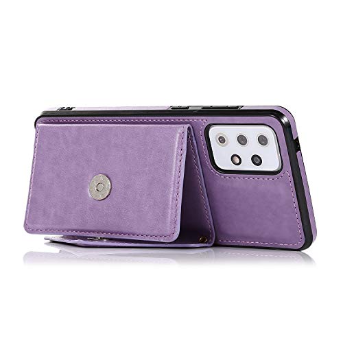 Futanwei Envelope Crossbody Lanyard Cases For Samsung Galaxy A32 5G Case, Galaxy A32 5G Wallet Case, Premium Pu Leather Back Cover Women's Case With Card Holder For Samsung Galaxy A32 5G, Lavender #TOP7
