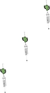 Abaodam 3 Pçs Cacto Campânula Sinos De Vento Interior Pingente De Carrilhão De Vento Criativo Sino De Vento Cactus Sino De Vento Pendurado Sino De Vento Pingente De Sino De Vento