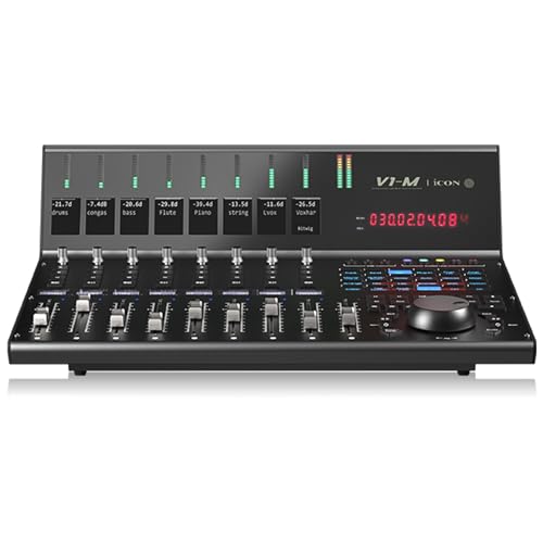 Image of iCON Pro Audio V1-M USB MIDI DAW Control Surface with Motorized Faders