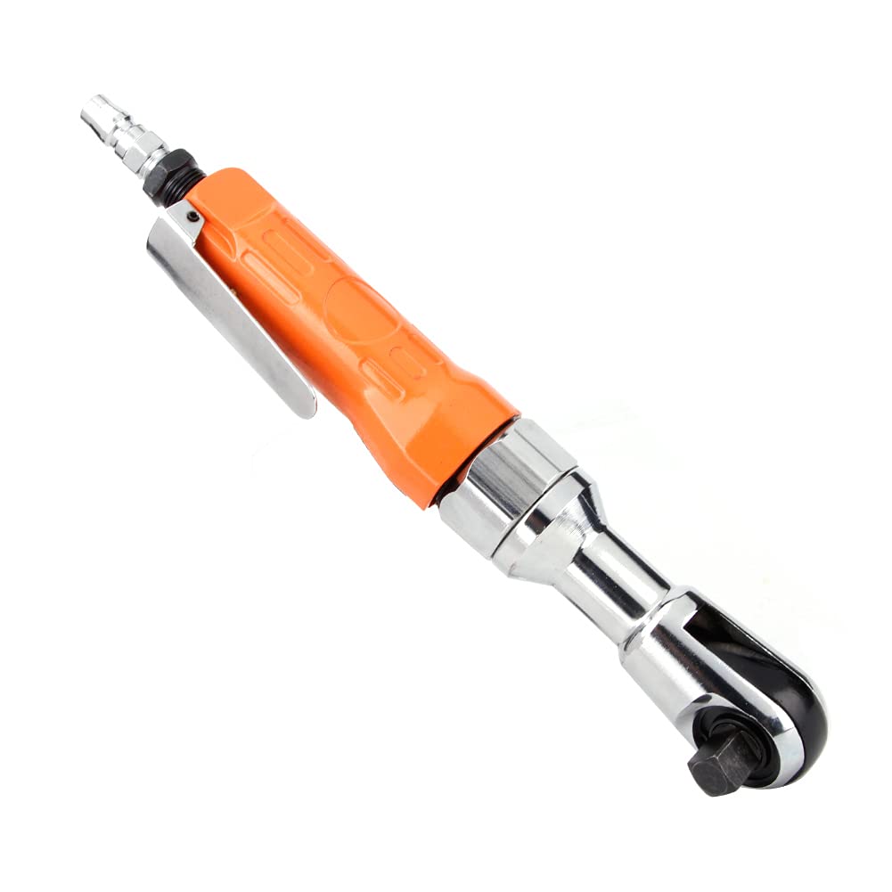 Chiave a cricchetto pneumatica ad alta torsione con attacco quadro 1/2 pollice, utensile pneumatico compatto, leggero e con impugnatura ergonomica per riparazioni in officina