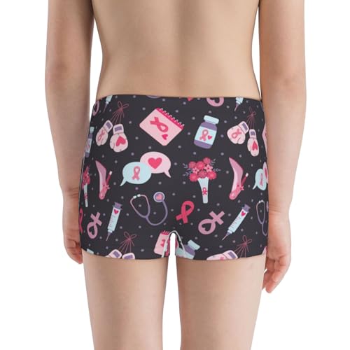 Boys' Cotton Boxer Brief Soft Underwear-Breast Cancer Awareness13