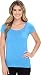 U.S. Polo Assn. Junior's Scoop Neck Solid T-Shirt