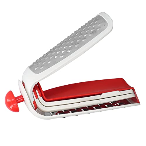 Cortador de Verduras 4 en 1 Zerodis Acero Inoxidable Rojo miniatura 2