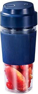 Coupe De Presse-Agrumes De Sécurité Électrique USB, Mini-Mixeur De Presse-Agrumes Portable Et Appareils De Cuisine Rechargeables Pour Mélangeur De Jus De Mélange, 400 Ml,Bleu