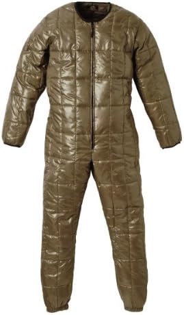 Amazon イーブンリバー Evenriver 防寒インナーつなぎ 中着 袖付き キルト Er Fm 310 ブラウン ３ｌ 作業服 通販