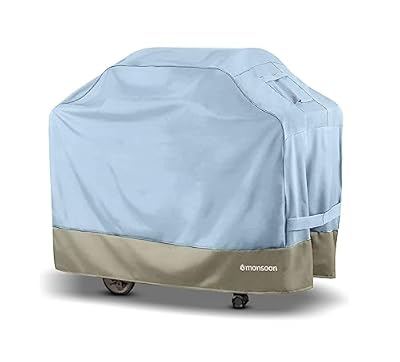 [monsoon] BBQ Grill Cover Waterproof Barbecue Grill Covers (64") Hunter Green