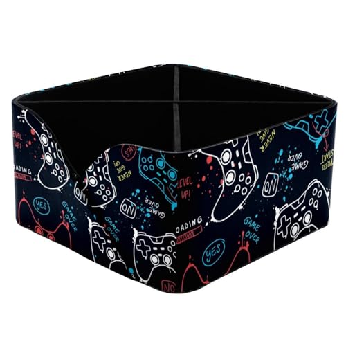 Imagen de VAPOKF Joysticks Game Over Organizador de escritorio con 4 compartimentos