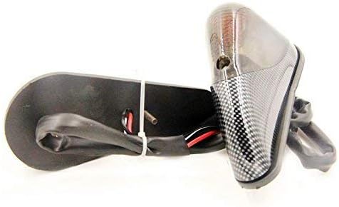 XKH - Señal de giro de montaje empotrado para motocicleta, color humo, Euro LED, compatible con Kawasaki Ninja Ex 250 Yzf R6S B00Y7C8HCU