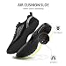 Imagen de Hitmars Zapatillas Deportivas Hombres Zapatos Deporte Running Cojín de Aire Gimnasio Fitness EU42 duc2-NegroNegro