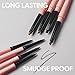 KARA BEAUTY Browfector Double Ended Brow Pencil with Sculpting & Precision Tips, Makeup Eyebrow Pencils for Women, Brow Tint, Eye Makeup & Eyebrow Pen for Shaping & Defining Brows (Ebony)
