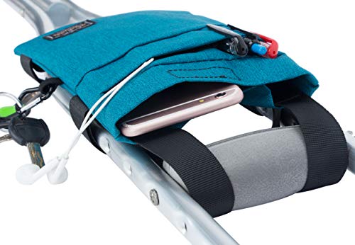 Crutch Bag Universal Crutches Accessory Crutch Carryon Pouch (Blue) - Thumbnail 3