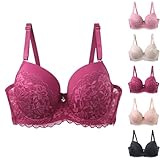 ZTFYKLIN Soutien Gorge avec Armature Femme Soutien-Gorge Push Up Brassière Dentelle Sexy ...