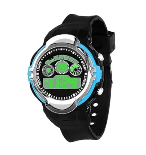 Image of Zynic Digital LED Sports Watch And Sunglasses | Stylish Combo Gifts For Kids Boys | UV Protection Sports Cooling Glasses Shade with Wrist Watch| Birthday Gift For Kids (Age 3 To 12)