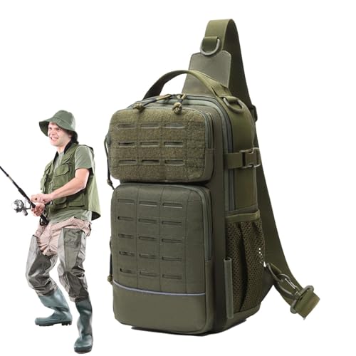 Mochila para pesca con mosca ideal para senderismo, camping y viajes 2