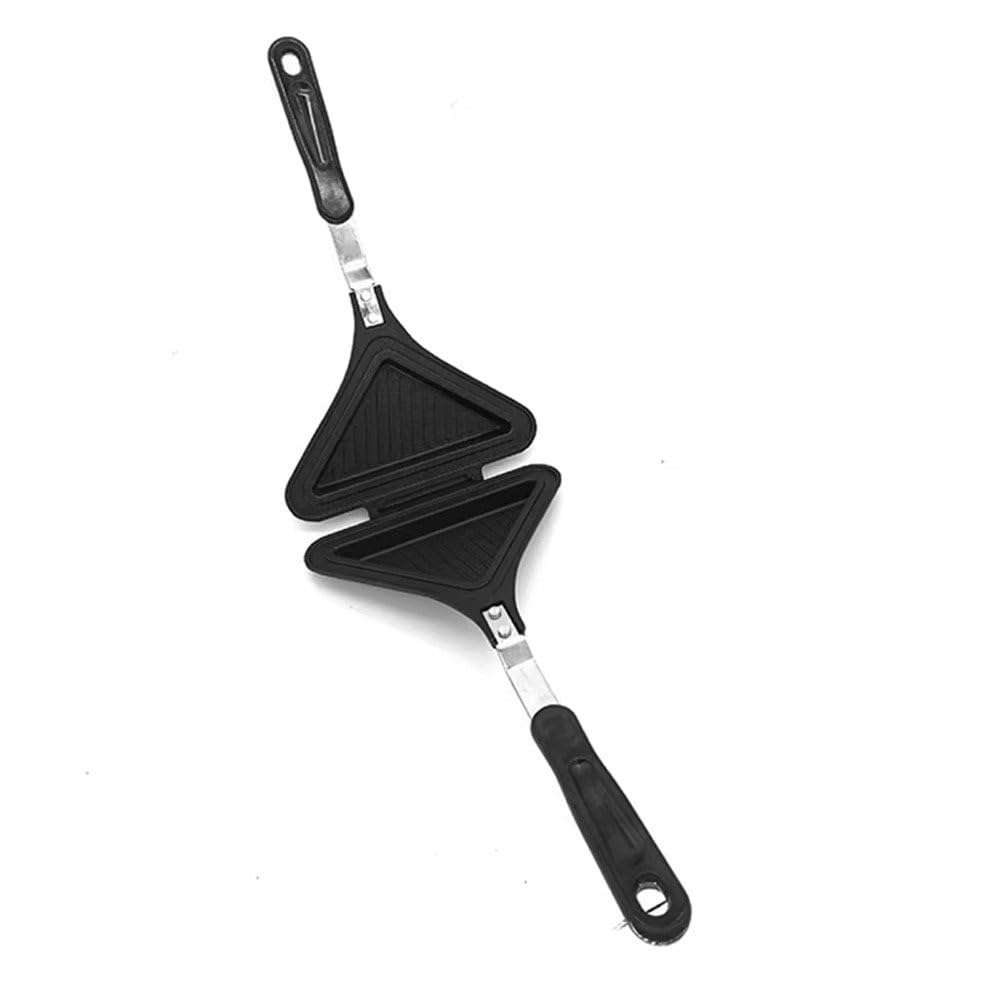 Breakfast Sandwich Maker Double Sided Frying Pan with Handle Baking Multifunction Breakfast Maker for Kitchen Cooking