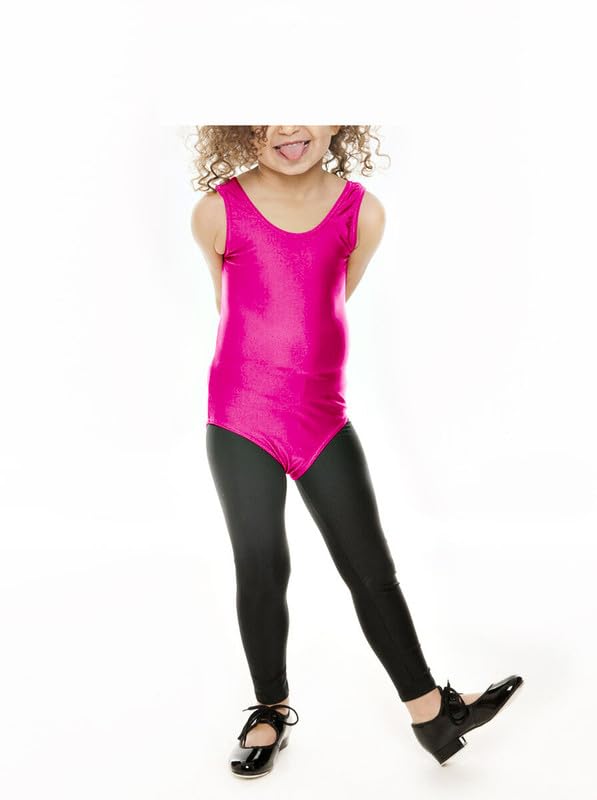 Prime fashions Justaucorps sans manches pour fille - Pour l'école, le sport, la danse, le ballet et la gymnastique
