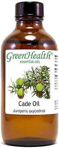 Cade Essential Oil – 4 fl oz (118 ml) Glass Bottle w/Cap – 100% Pure Essential Oil – GreenHealth