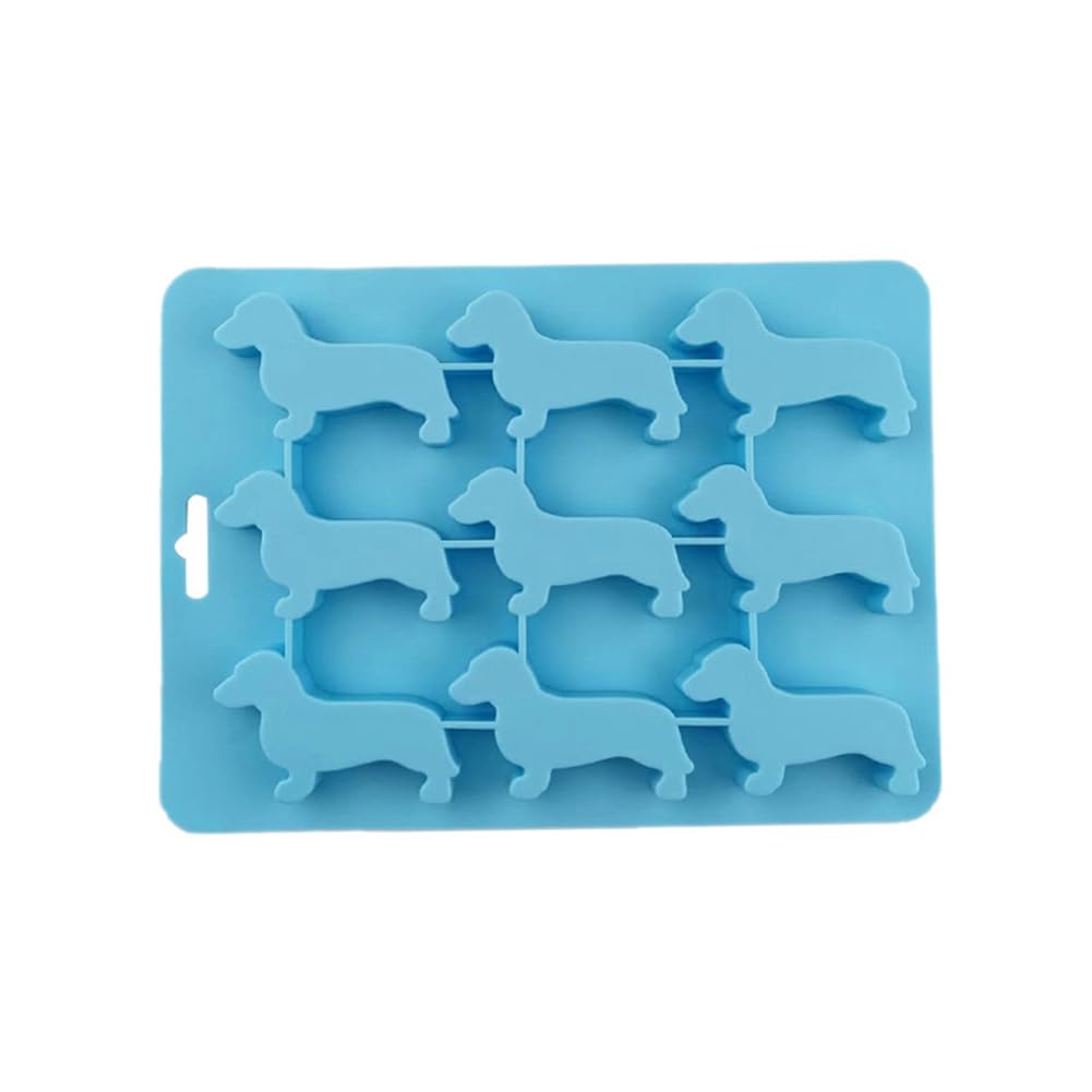 Vassoio Per Cubetti Di Ghiaccio A Forma Di Bassotto | Stampi In Silicone Per Cioccolato E Dolcetti | Regalo Per Amanti Dei Cani