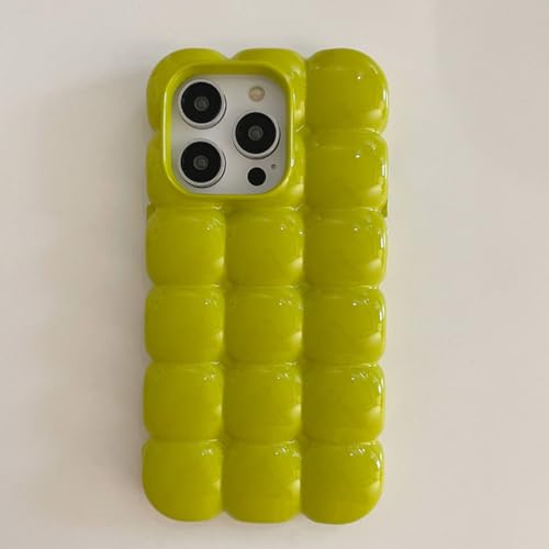 Coque 3D bouffante en treillis pour iPhone 11 à 14 Pro Max