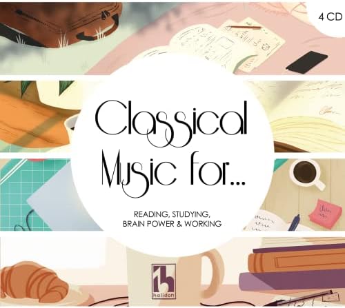 4 CD Classical Music for Reading, Studying, Brain Power & Working