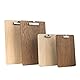 Kreidetafeln UK Klemmbrett mit Dunkles Eichenholz-Finish, Holz, Dunkel Braun (Dark Oak), 33,6 x 24 x 1,6 cm